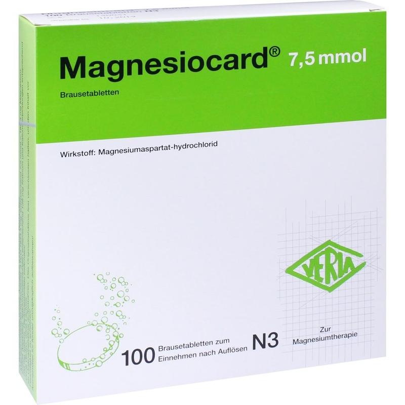 MAGNESIOCARD 7,5 mmol Brausetabletten