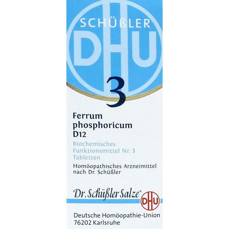 BIOCHEMIE DHU 3 Ferrum phosphoricum D 12 Tabletten
