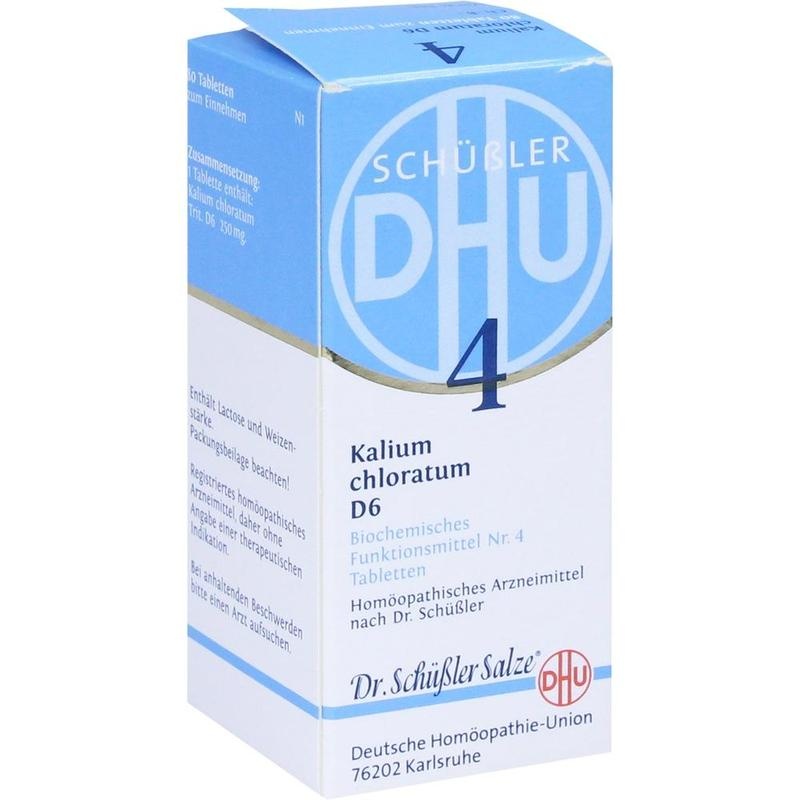 BIOCHEMIE DHU 4 Kalium chloratum D 6 Tabletten