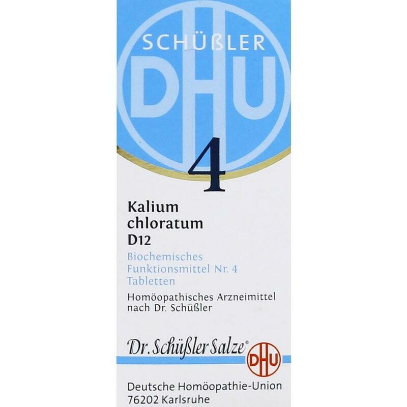 BIOCHEMIE DHU 4 Kalium chloratum D 12 Tabletten