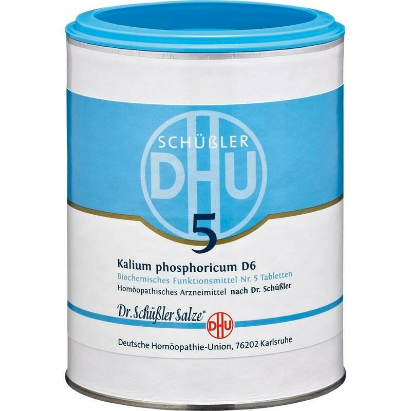 BIOCHEMIE DHU 5 Kalium phosphoricum D 6 Tabletten
