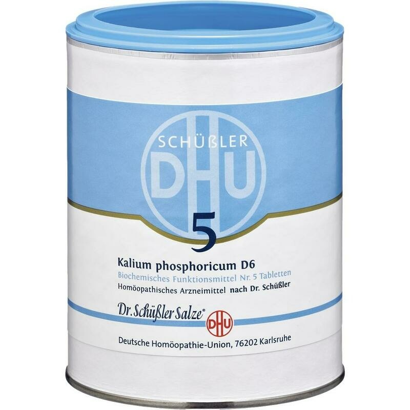 BIOCHEMIE DHU 5 Kalium phosphoricum D 6 Tabletten