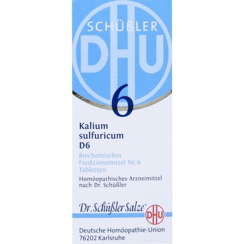 BIOCHEMIE DHU 6 Kalium sulfuricum D 6 Tabletten