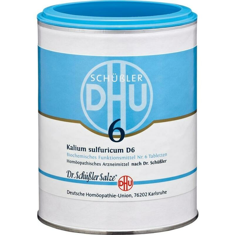 BIOCHEMIE DHU 6 Kalium sulfuricum D 6 Tabletten