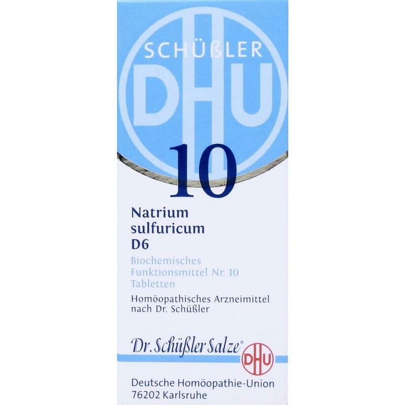 BIOCHEMIE DHU 10 Natrium sulfuricum D 6 Tabletten