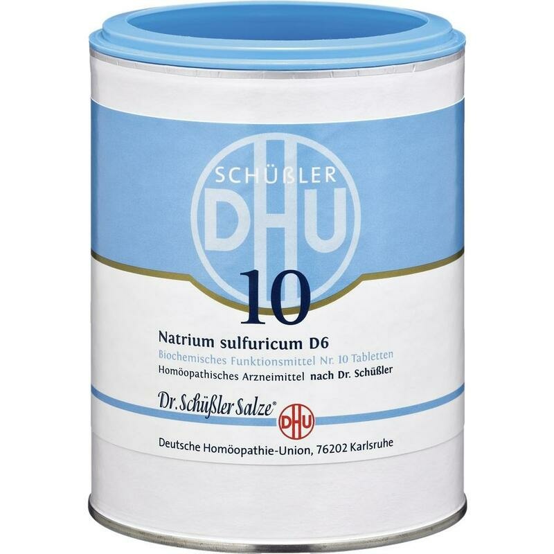 BIOCHEMIE DHU 10 Natrium sulfuricum D 6 Tabletten