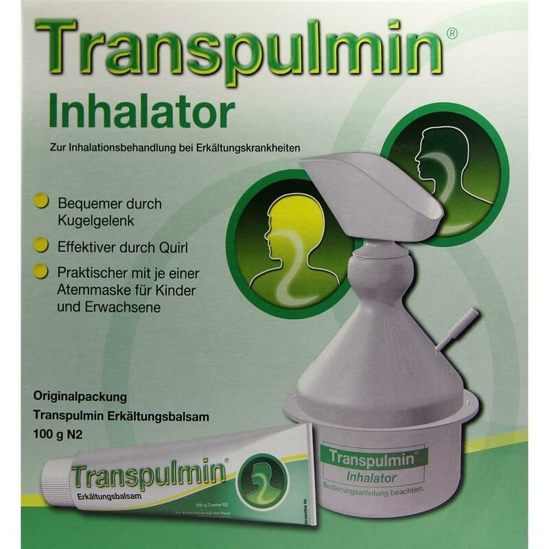 TRANSPULMIN Erkältungsbalsam + Inhalator