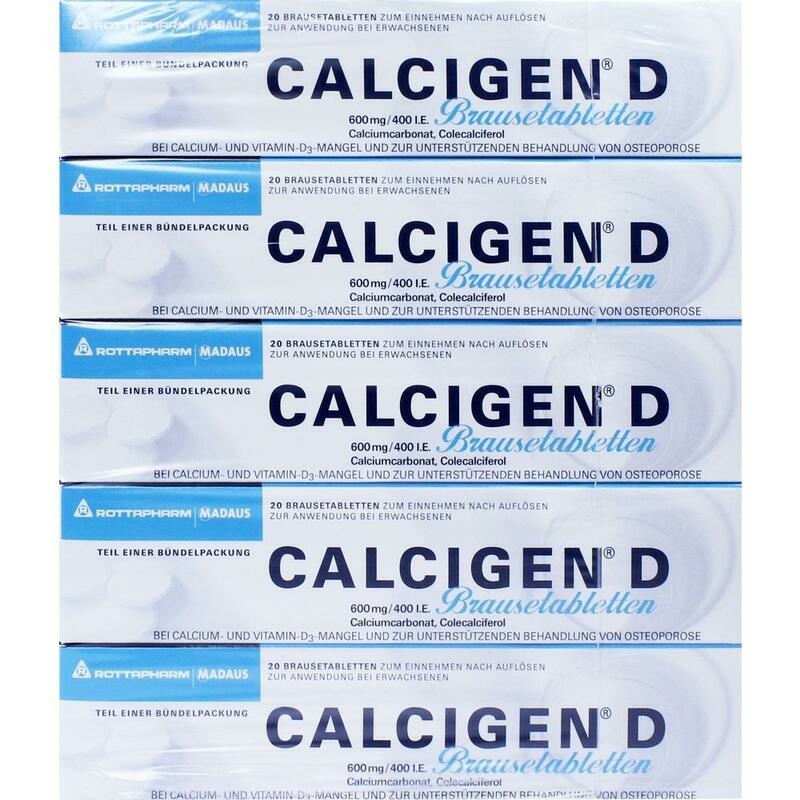 CALCIGEN D 600 mg/400 I.E. Brausetabletten