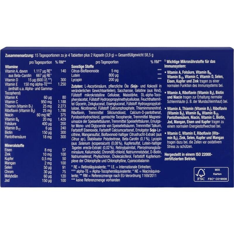 ORTHOMOL Immun 15 Tabl./Kaps.Kombipackung