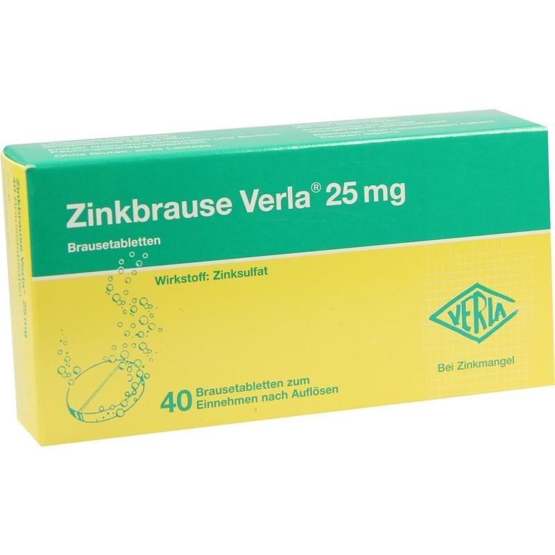 ZINKBRAUSE Verla 25 mg Brausetabletten