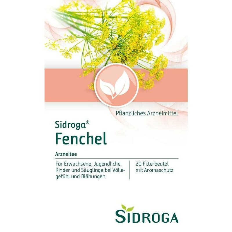 SIDROGA Fenchel Tee Filterbeutel