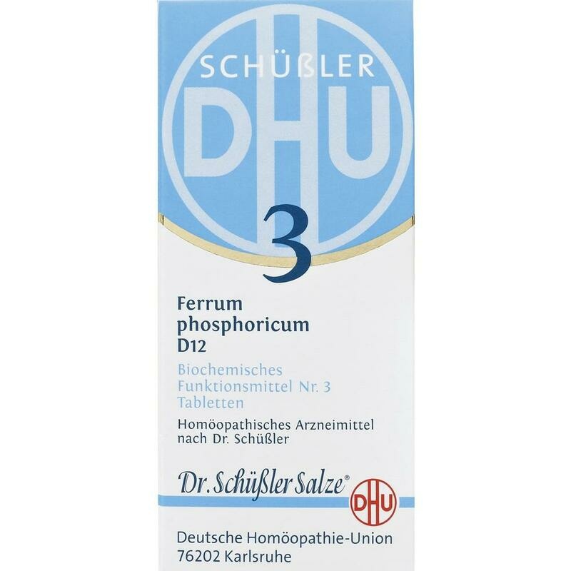 BIOCHEMIE DHU 3 Ferrum phosphoricum D 12 Tabletten