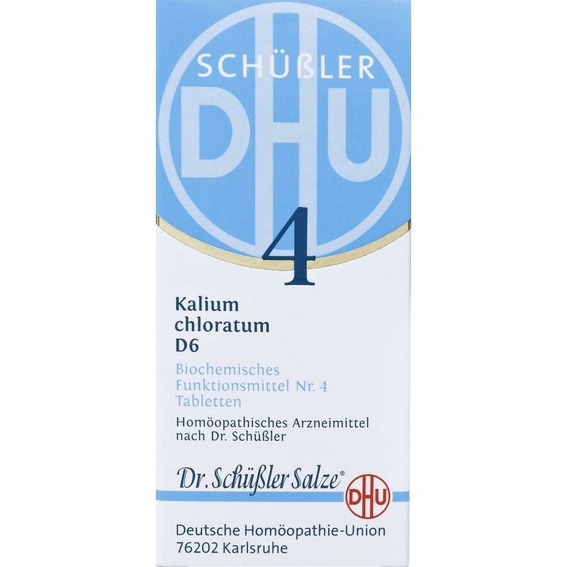 BIOCHEMIE DHU 4 Kalium chloratum D 6 Tabletten