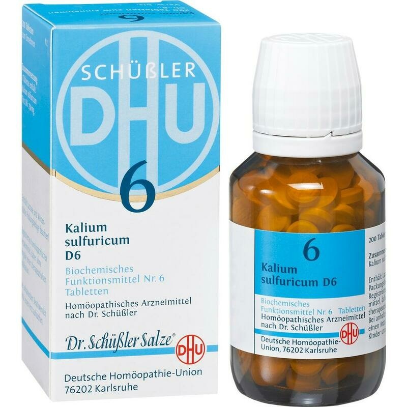 BIOCHEMIE DHU 6 Kalium sulfuricum D 6 Tabletten