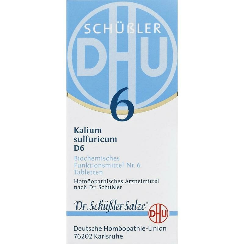 BIOCHEMIE DHU 6 Kalium sulfuricum D 6 Tabletten