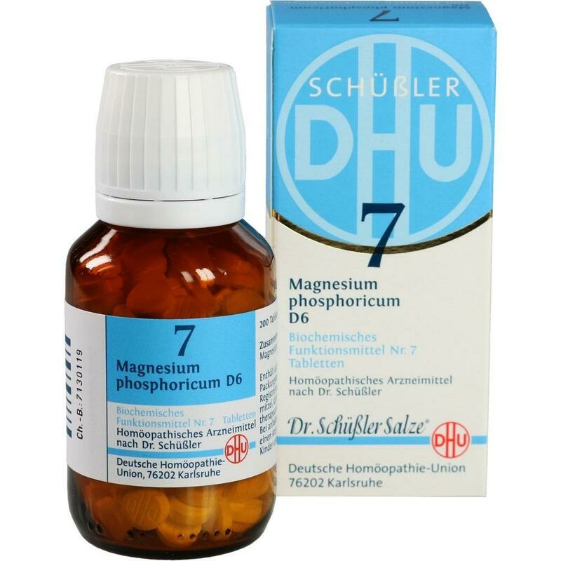 BIOCHEMIE DHU 7 Magnesium phosphoricum D 6 Tabl.