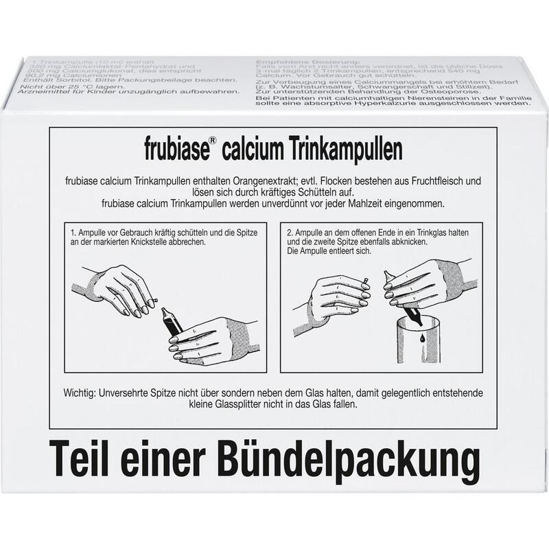 FRUBIASE CALCIUM T Trinkampullen