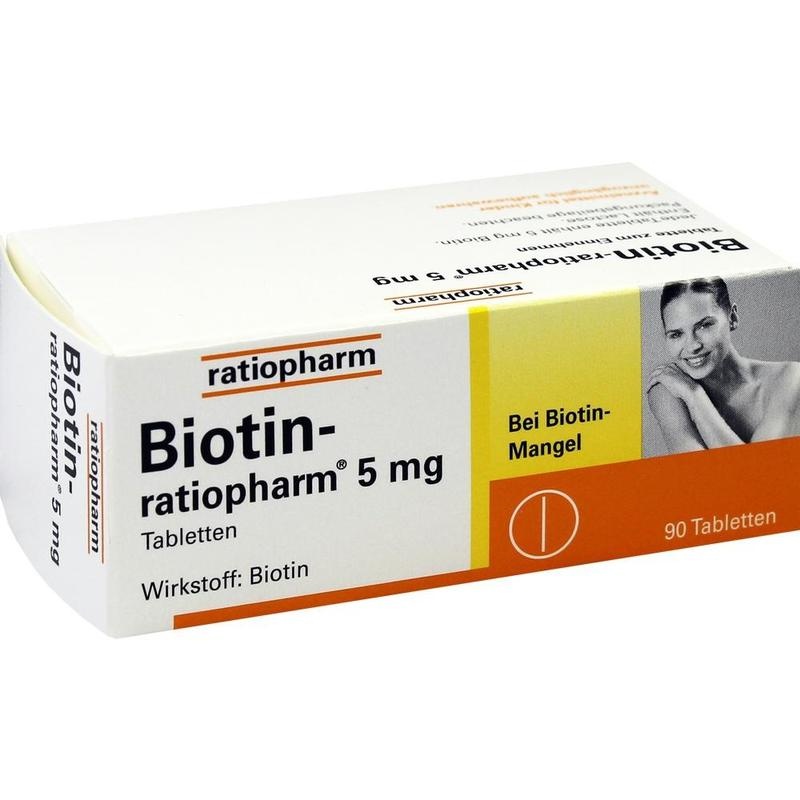 BIOTIN-RATIOPHARM 5 mg Tabletten