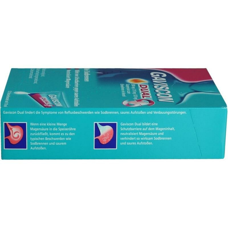 GAVISCON Dual 500mg/213mg/325mg Susp.z.Einn.Btl.