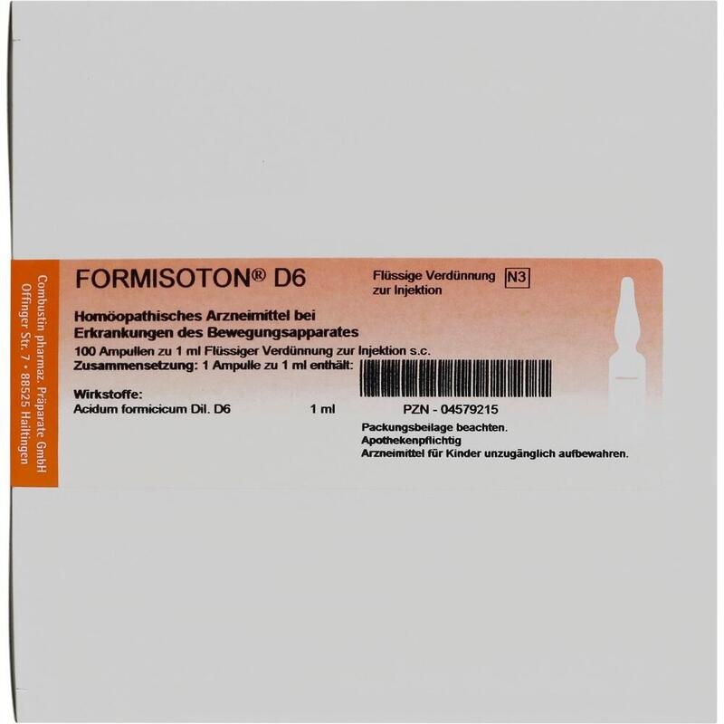 FORMISOTON D 6 Ampullen