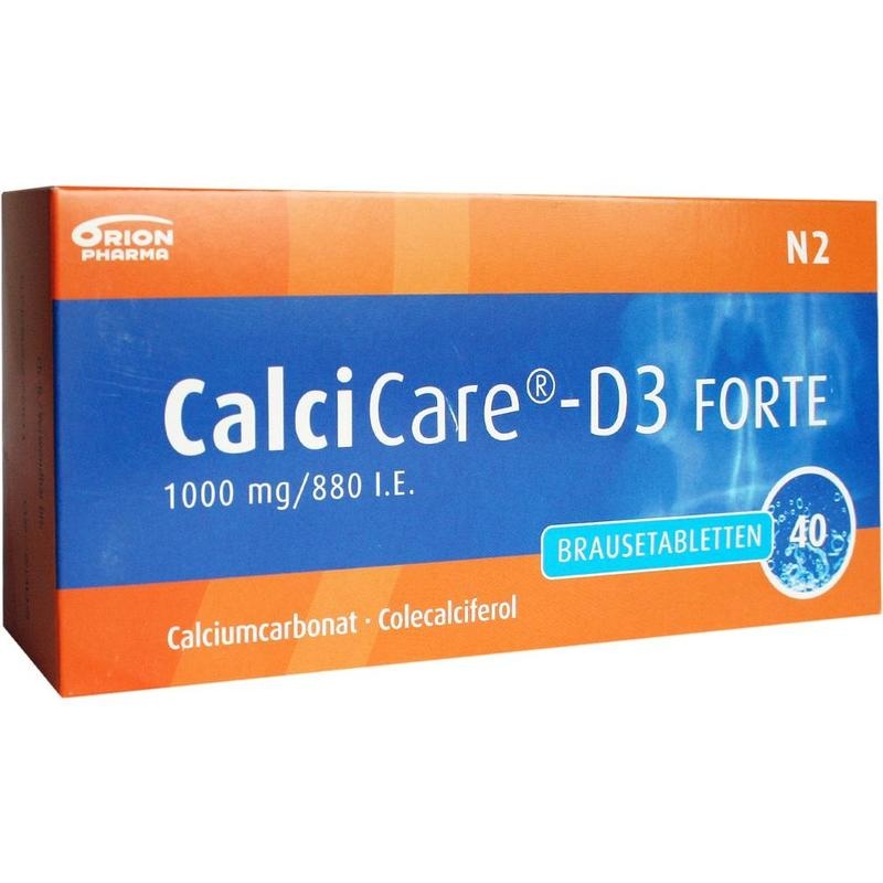 CALCICARE D3 forte Brausetabletten