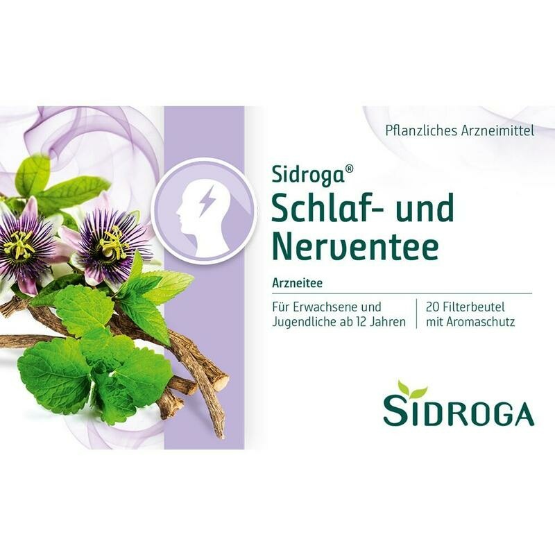 SIDROGA Schlaf- und Nerventee Filterbeutel