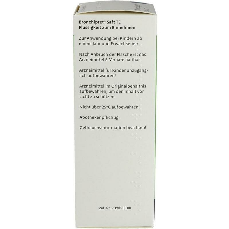 BRONCHIPRET Saft TE