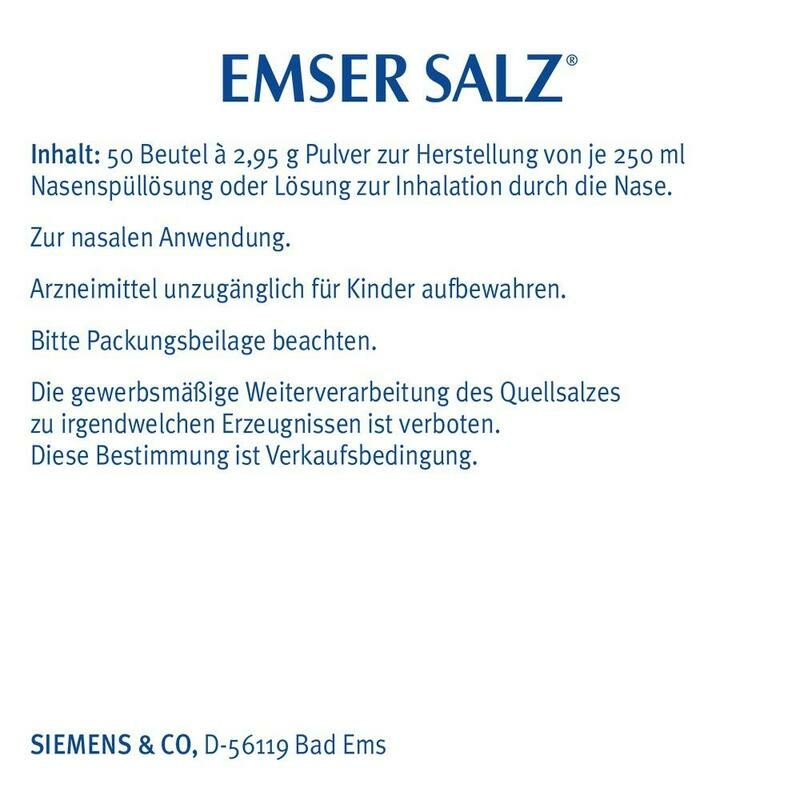 EMSER Salz Beutel