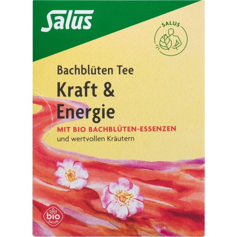 BACHBLÜTEN TEE Kraft & Energie Bio Salus Fbtl.