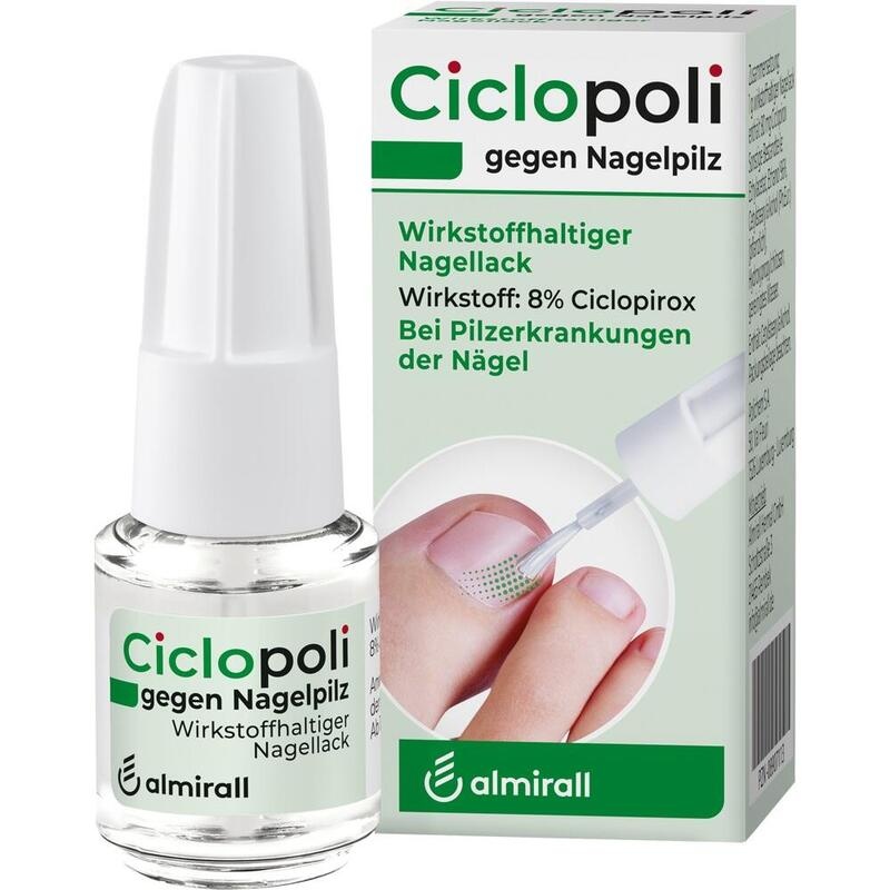 CICLOPOLI gegen Nagelpilz wirkstoffhalt.Nagellack
