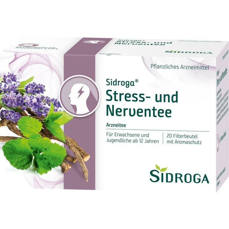 SIDROGA Stress- und Nerventee Filterbeutel