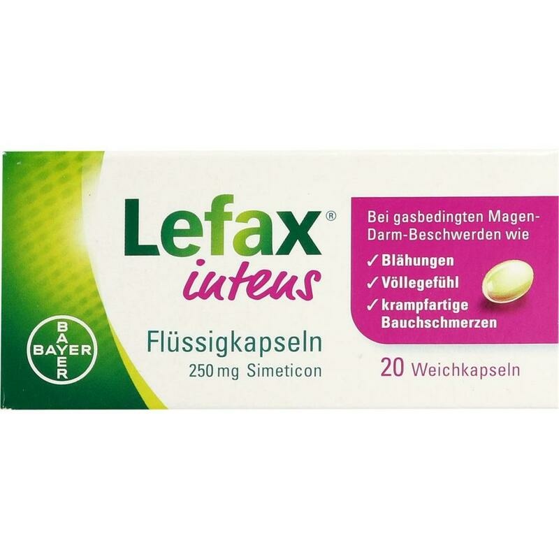 LEFAX intens Flüssigkapseln 250 mg Simeticon