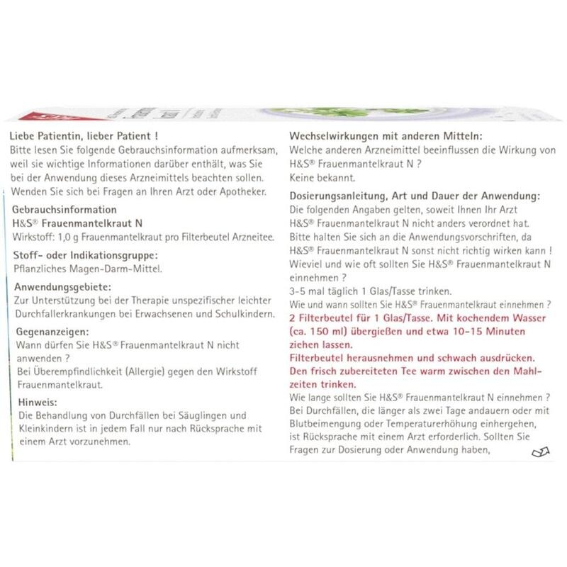H&S Frauenmantelkraut N Filterbeutel