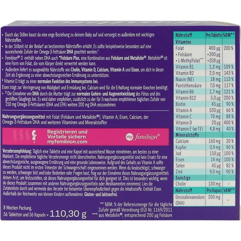 FEMIBION 3 Stillzeit Kombipackung