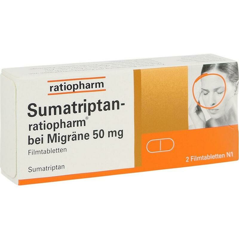 SUMATRIPTAN-ratiopharm bei Migräne 50 mg Filmtabl.
