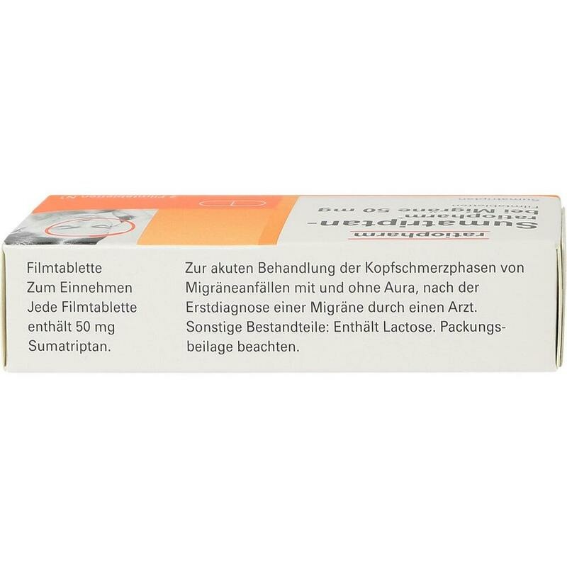 SUMATRIPTAN-ratiopharm bei Migräne 50 mg Filmtabl.