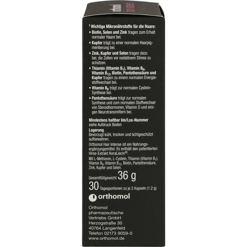 ORTHOMOL Hair intense Kapseln