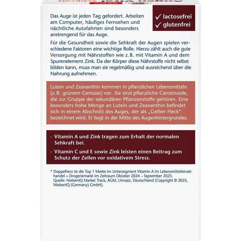 DOPPELHERZ Augen Vital Sehkraft aktiv Kapseln
