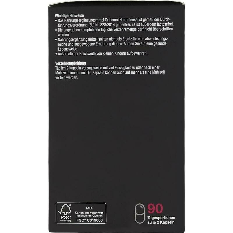ORTHOMOL Hair intense Kapseln
