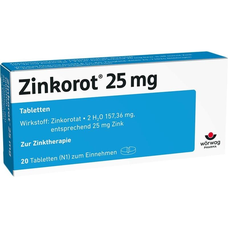ZINKOROT 25 mg Tabletten