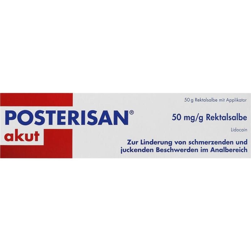 POSTERISAN akut 50 mg/g Rektalsalbe