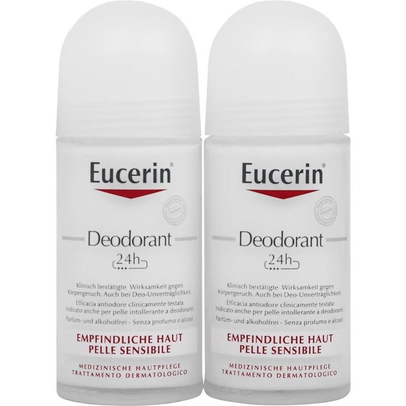 EUCERIN Deodorant Roll-on 24 h Doppelpack